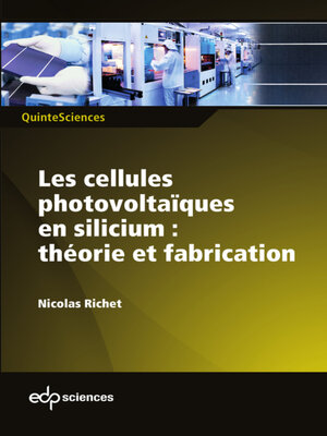cover image of Les cellules photovoltaïques en silicium